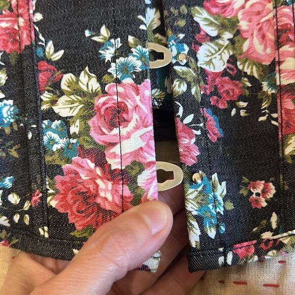 Floral Bustier for Women's Vintage Lace Up Back Body Shaper Corset Top 4XL - Picture 5 of 8